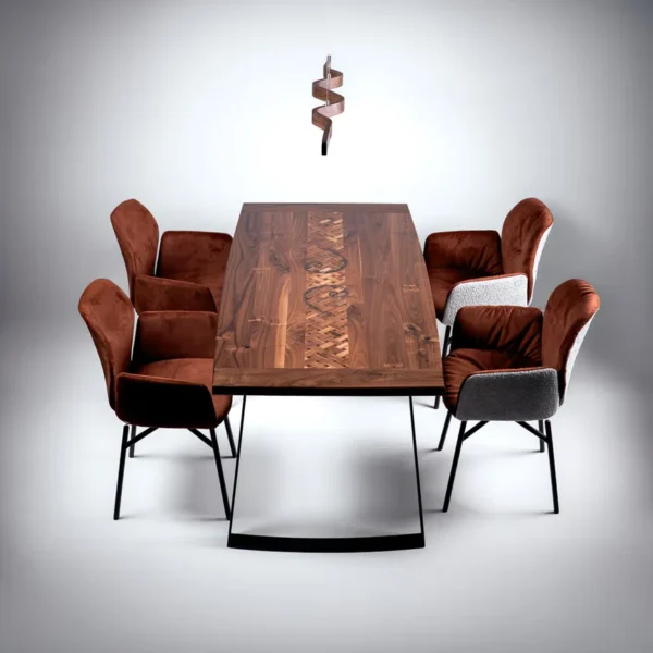 Fibonacci Walnut Table