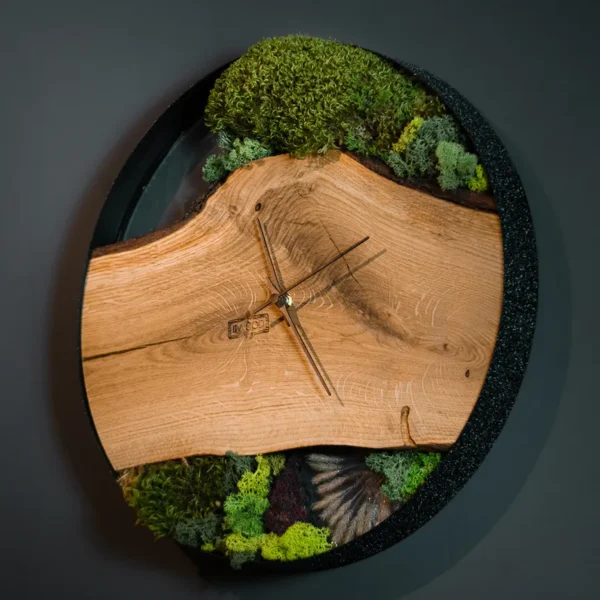 Forest Moss Clock