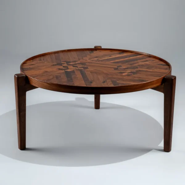 Walnut Geometry Table